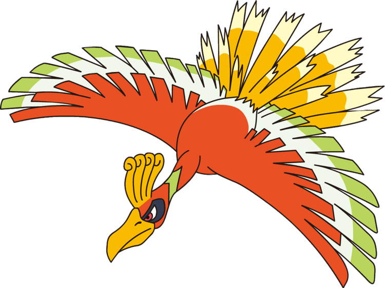 Ho Oh Pokemon PNG
