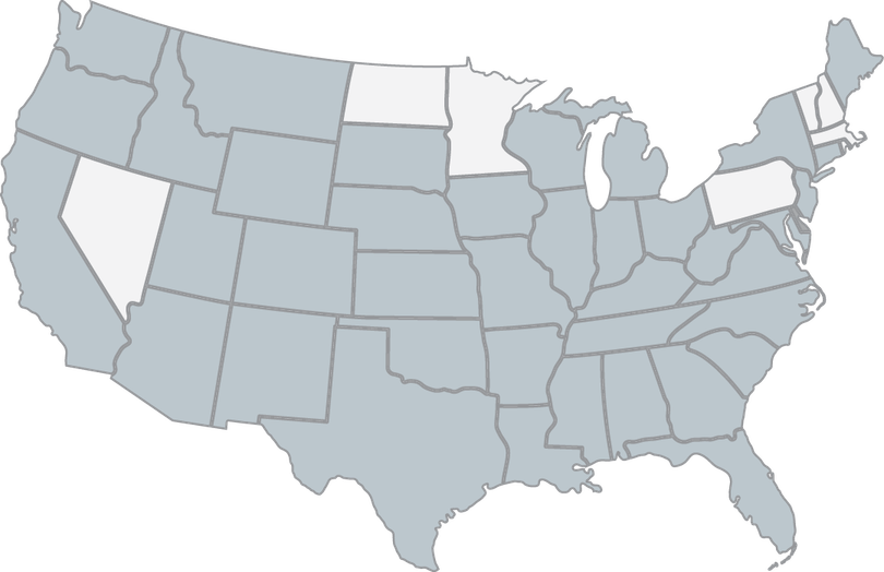 Blank Map Of United States PNG