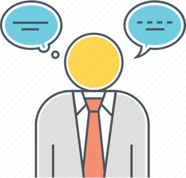 Person With Thought Bubble PNG