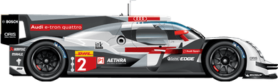 Audi R18 Le Mans PNG