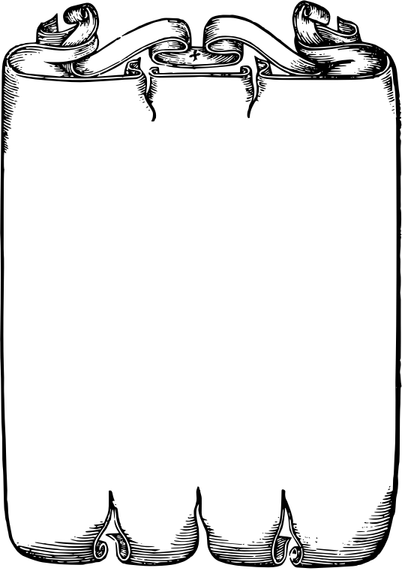 Page Border Black And White PNG