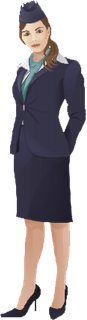Flight Attendant PNG