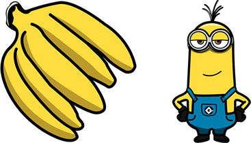 Minions Banana PNG