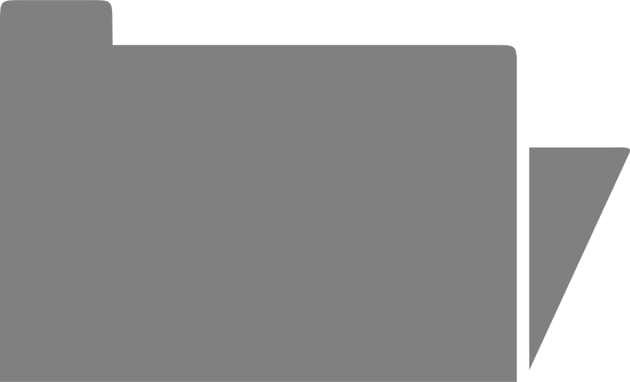 Black Folder Mac PNG