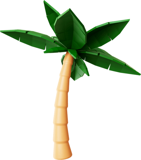 Palm Tree 3d PNG