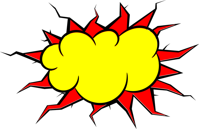 Comic Book Bubble PNG