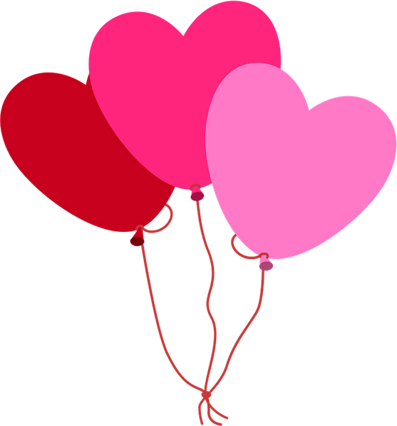 Pink Heart Balloon PNG