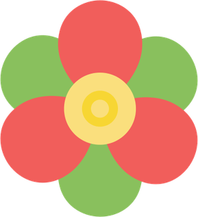60s Flower PNG