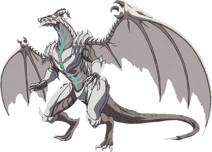 Ancient Silver Dragon PNG