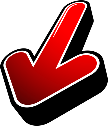 Clickbait Red Circle PNG