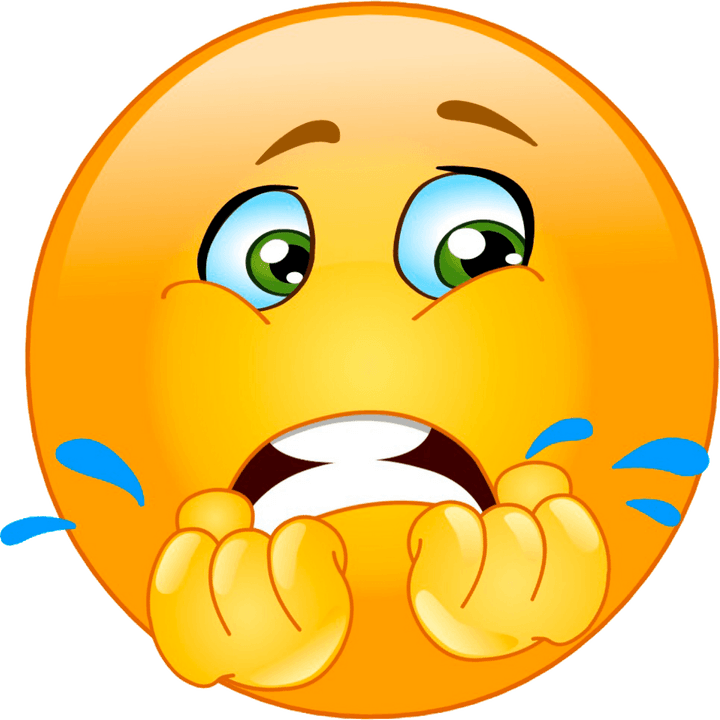 Scared Emoji PNG