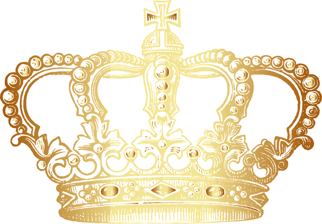 Gold Queen Crown PNG