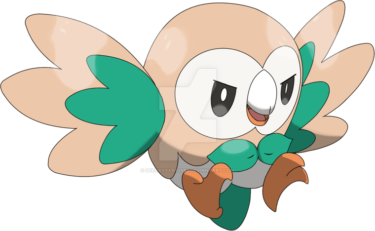 Rowlet Pokemon PNG
