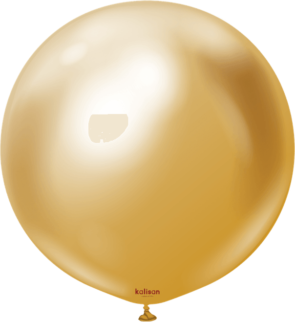 Gold And White Balloon PNG