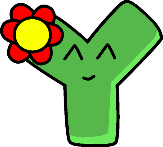 Alphabet Lore Letter Y PNG