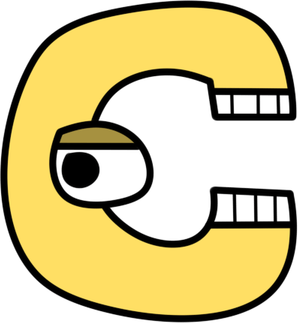 Alphabet Lore Letter C PNG