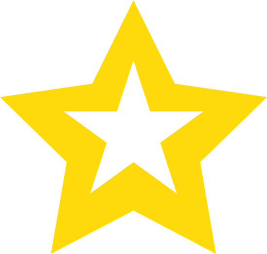Hollow Star PNG