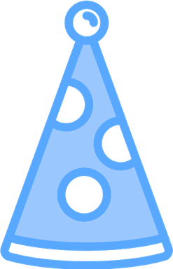 Blue Birthday Hat PNG