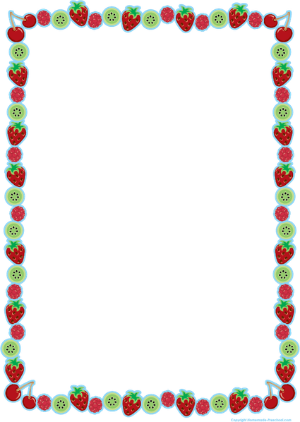 Fruit Border PNG