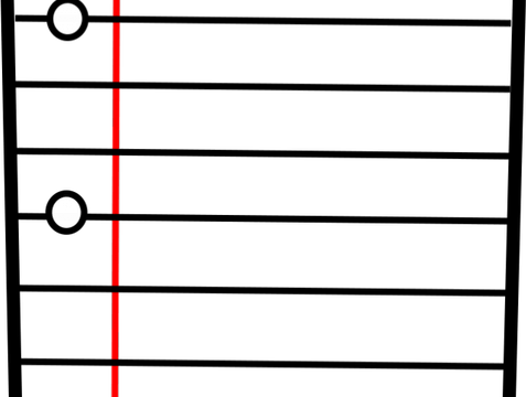 Lined Paper PNG
