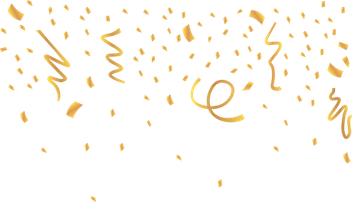 Gold Confetti PNG