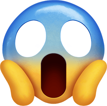 Scared Emoji PNG