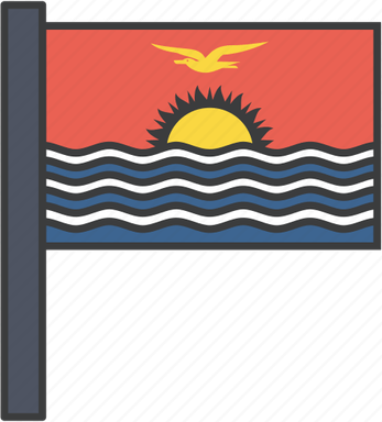 Kiribati Flag PNG