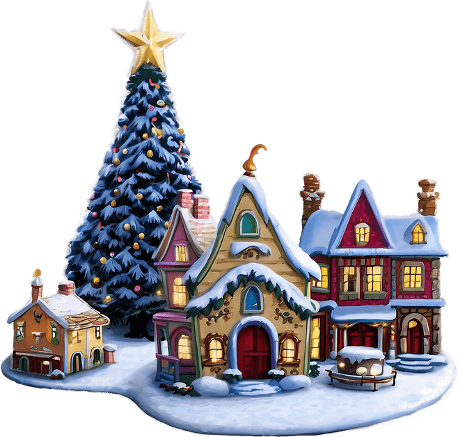 Whoville Christmas Tree PNG