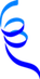 Blue Confetti PNG
