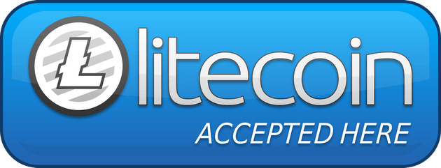 Litecoin Accepted Here Button PNG