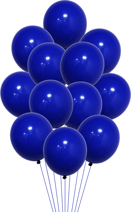 Royal Blue Balloon PNG
