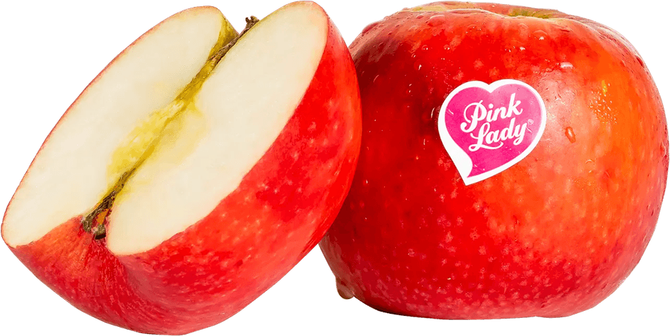 Pink Lady Apple PNG