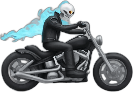 Ghost Rider Bike PNG