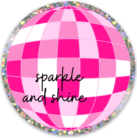 Pink Disco Ball PNG