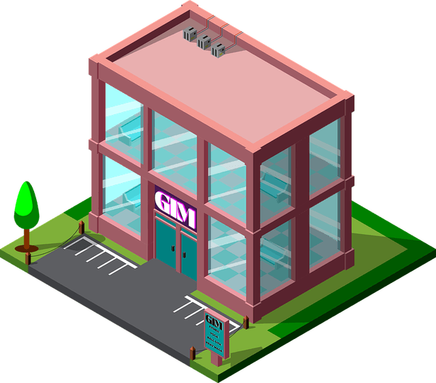 3d Building PNG