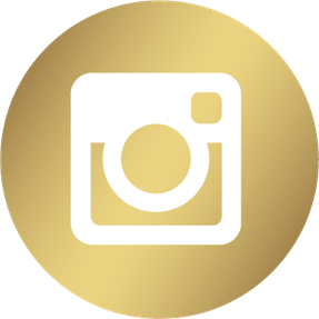 Gold Social Media Icons PNG