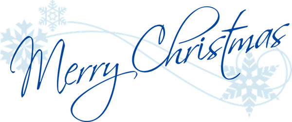 Merry Christmas Word PNG