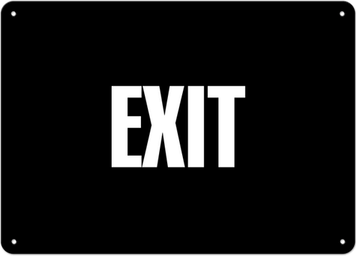Exit Sign PNG