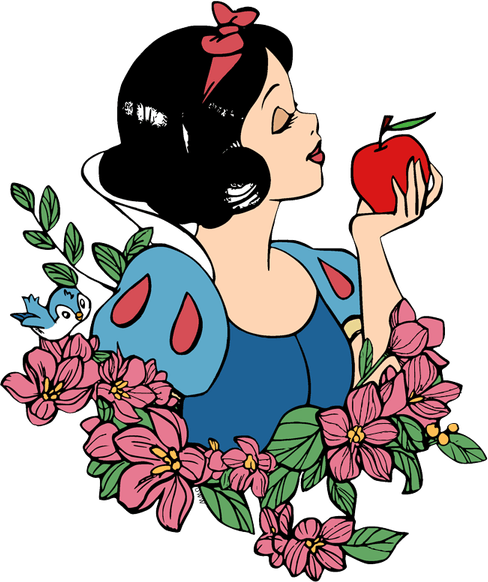 Snow White Apple PNG
