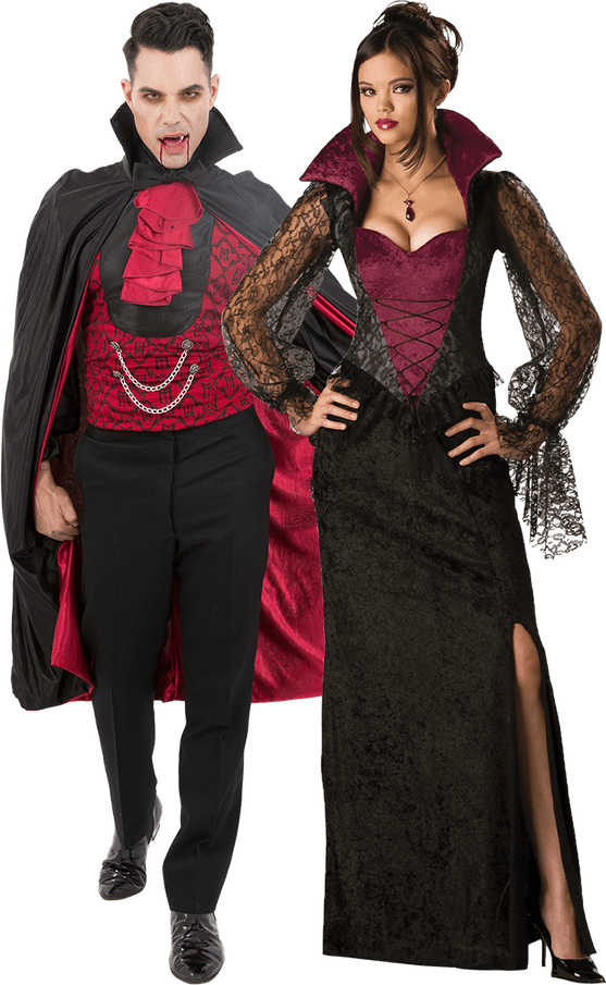 Halloween Costumes Couples PNG