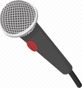 Cartoon Microphone PNG