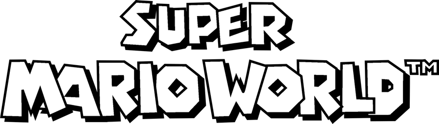 Super Mario World Logo PNG