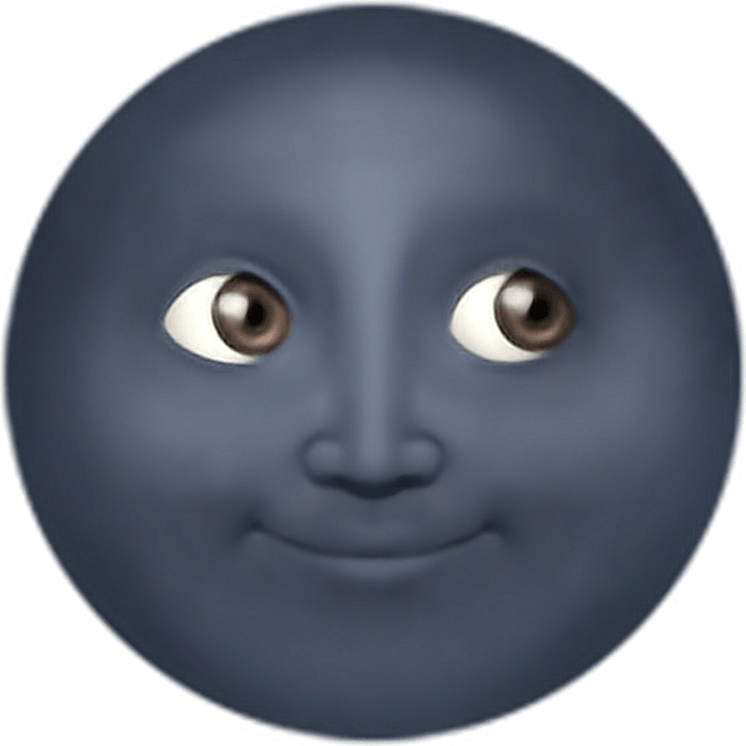 Moon Emoji PNG