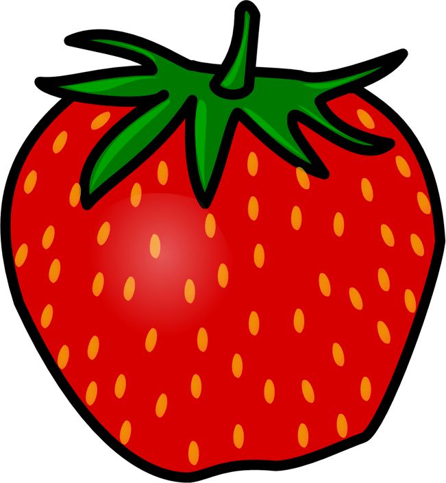 Cartoon Strawberry PNG