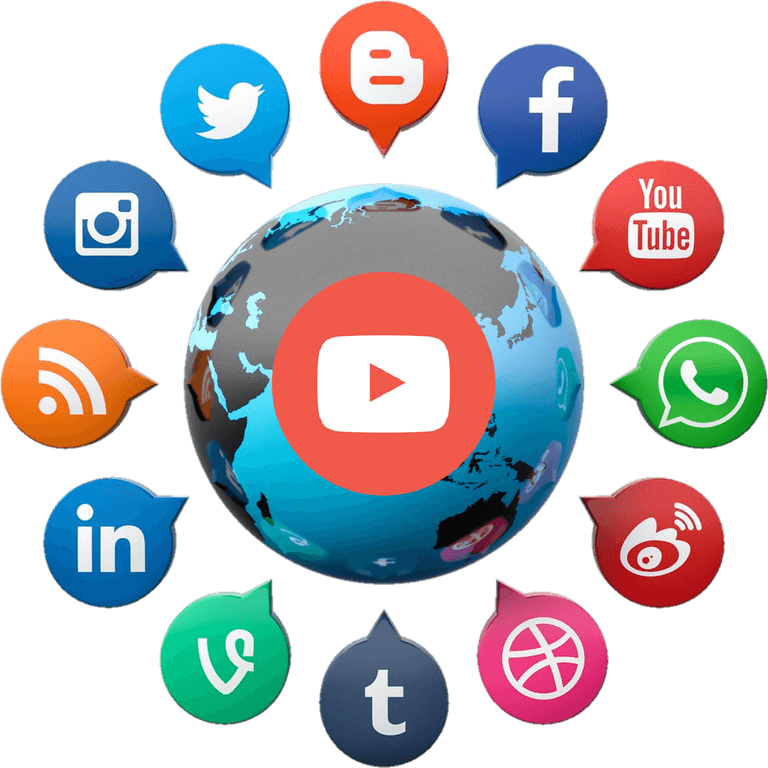 Social Media Logos PNG