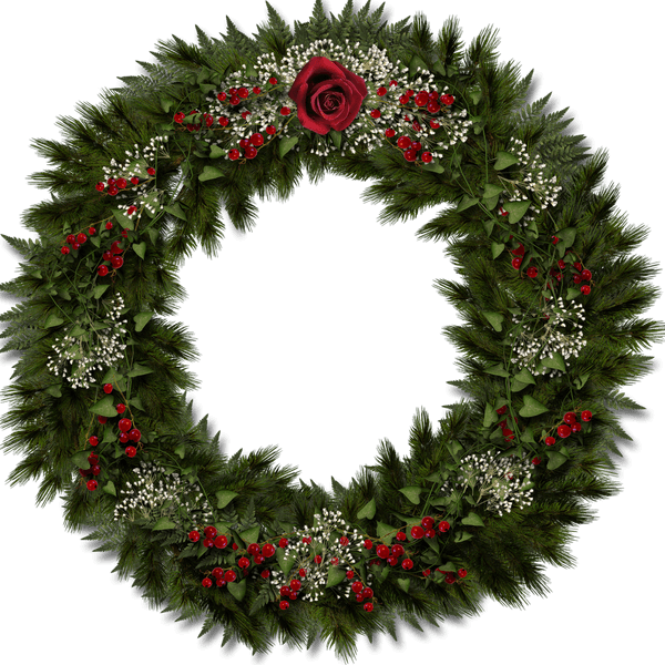 Christmas Wreath Border PNG