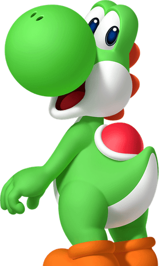 Yoshi Mario PNG
