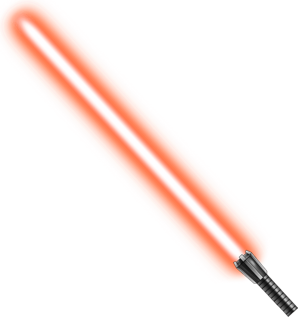 Red Lightsaber PNG