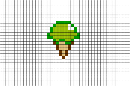8bit Tree PNG