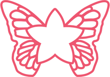 Rose Butterfly PNG